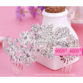 factory directy making hot sale crystal mini rhinestone tiara crown